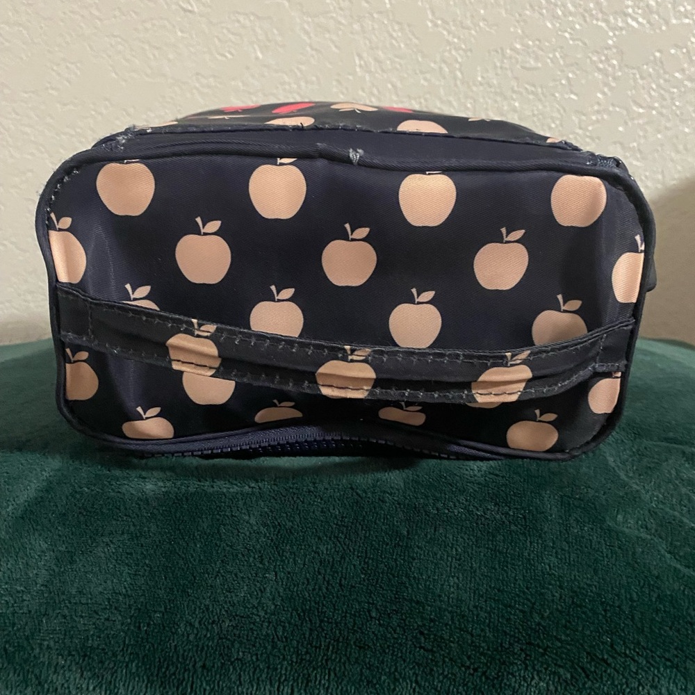 Kate Spade Navy and Pink Apple Lunch Bag - Picture 3 of 4